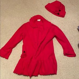 Girls Pink Jacket with Hat